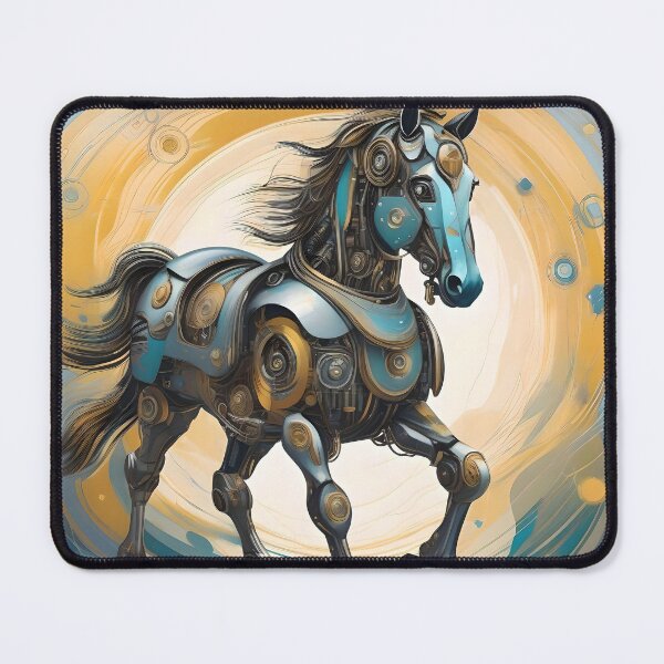 Item preview, Bot horse, in metaphysical art style designed and sold by WildLadyWood.