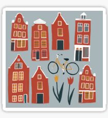 Amsterdam houses Sticker
