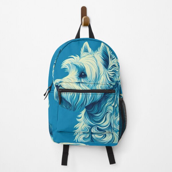 Item preview, Westie Graphic Art - West Highland Terrier in Vincent Van Gogh Style designed and sold by Star-Fragment.