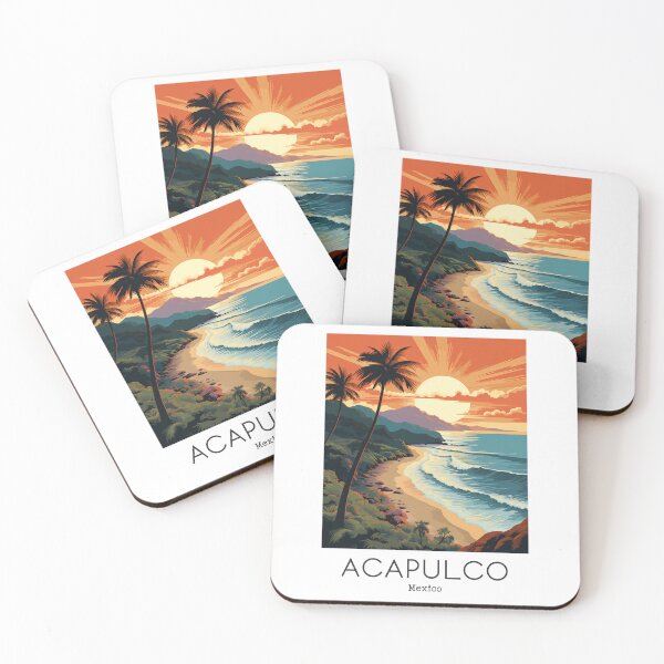 Item preview, A Vintage Travel Illustration of Acapulco - Mexico  designed and sold by GoodOldVintage.