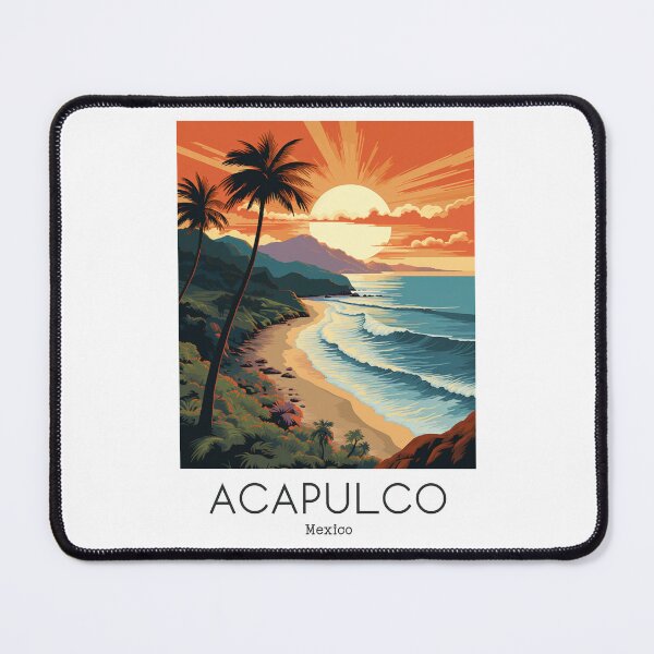 Item preview, A Vintage Travel Illustration of Acapulco - Mexico designed and sold by GoodOldVintage.