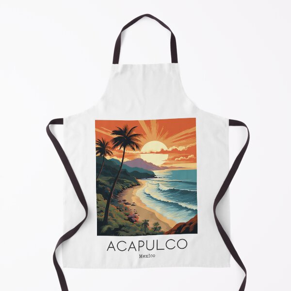 Item preview, A Vintage Travel Illustration of Acapulco - Mexico designed and sold by GoodOldVintage.