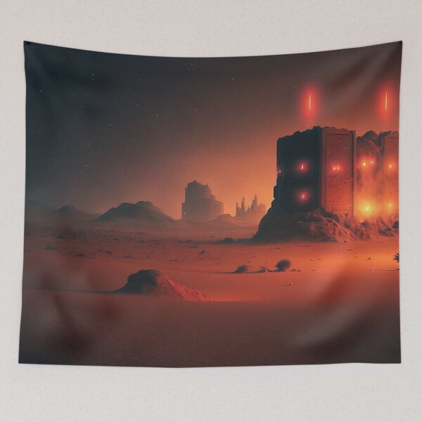 Item preview, Exoplanetary Dunes: Futuristic Desert Realms designed and sold by iQuorra.