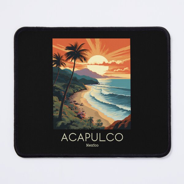 Item preview, A Vintage Travel Illustration of Acapulco - Mexico designed and sold by GoodOldVintage.