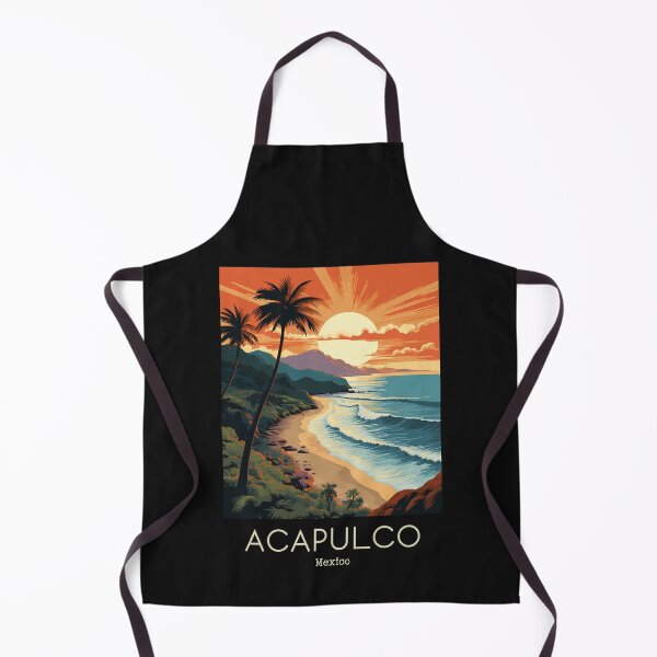 Item preview, A Vintage Travel Illustration of Acapulco - Mexico  designed and sold by GoodOldVintage.