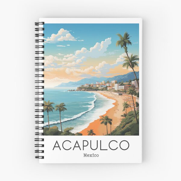 Item preview, A Vintage Travel Illustration of Acapulco - Mexico  designed and sold by GoodOldVintage.