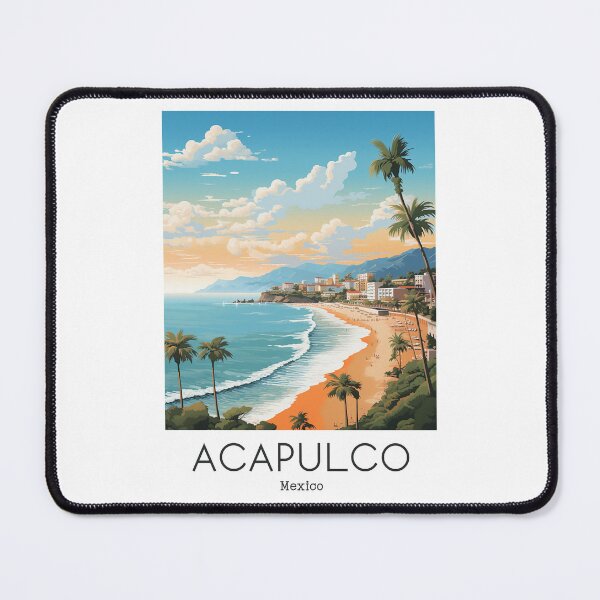 Item preview, A Vintage Travel Illustration of Acapulco - Mexico designed and sold by GoodOldVintage.