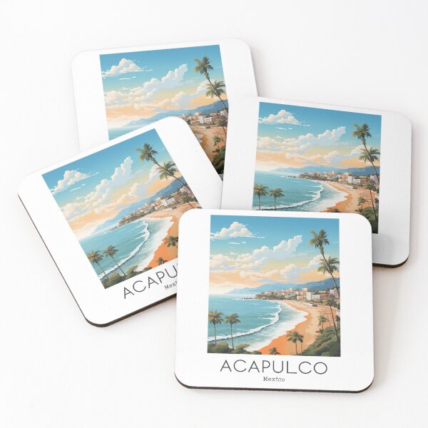 Item preview, A Vintage Travel Illustration of Acapulco - Mexico  designed and sold by GoodOldVintage.