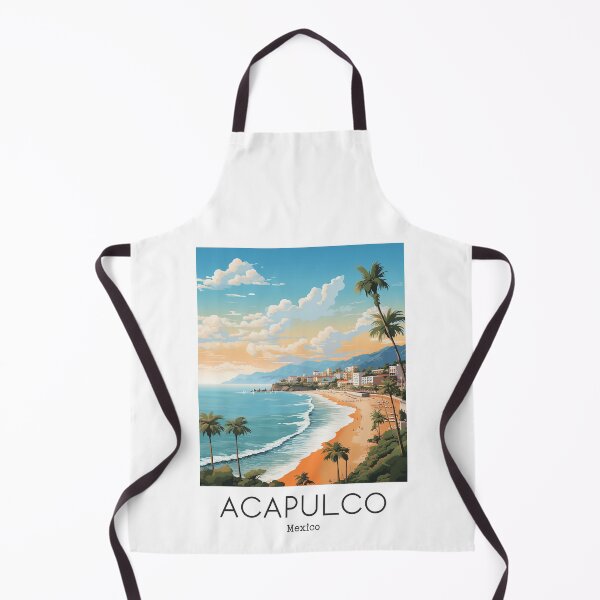 Item preview, A Vintage Travel Illustration of Acapulco - Mexico designed and sold by GoodOldVintage.