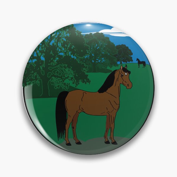Item preview, A Field of Morgan Horses and Oaks designed and sold by DickinsonDesign.