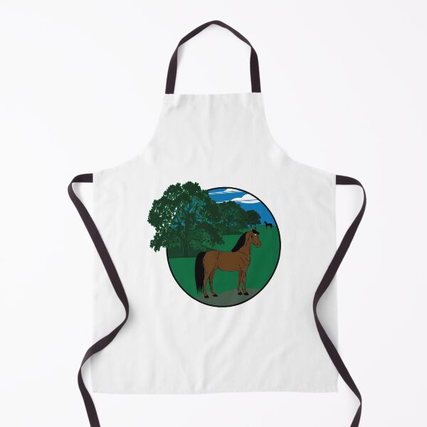 Item preview, A Field of Morgan Horses and Oaks designed and sold by DickinsonDesign.