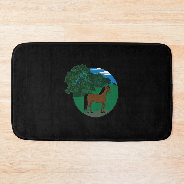 Item preview, A Field of Morgan Horses and Oaks designed and sold by DickinsonDesign.