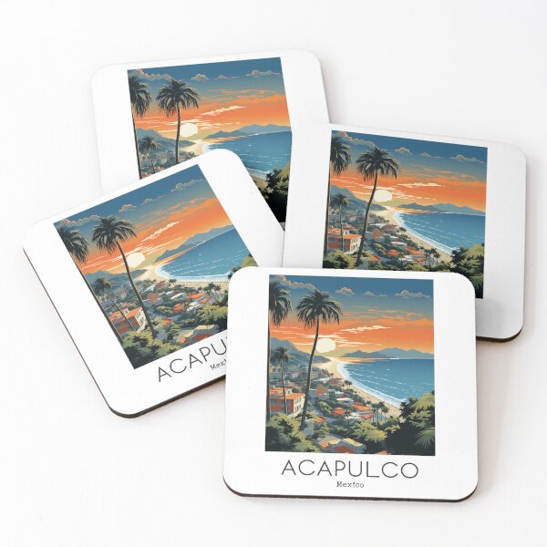 Item preview, A Vintage Travel Illustration of Acapulco - Mexico  designed and sold by GoodOldVintage.