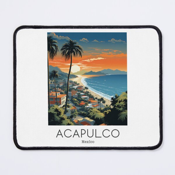 Item preview, A Vintage Travel Illustration of Acapulco - Mexico designed and sold by GoodOldVintage.