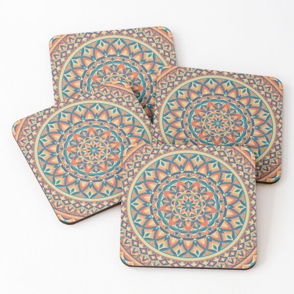 Aperçu de l'œuvre Mandala coloré créée et vendue par makuro-designs.