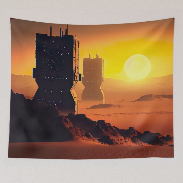 Item preview, Cosmic Sands: Futuristic Deserts in Uncharted Realms designed and sold by iQuorra.