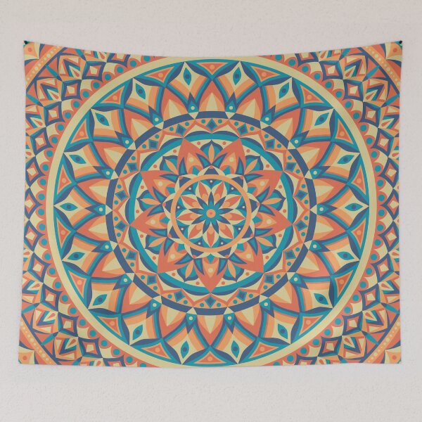 Aperçu de l'œuvre Mandala coloré créée et vendue par makuro-designs.