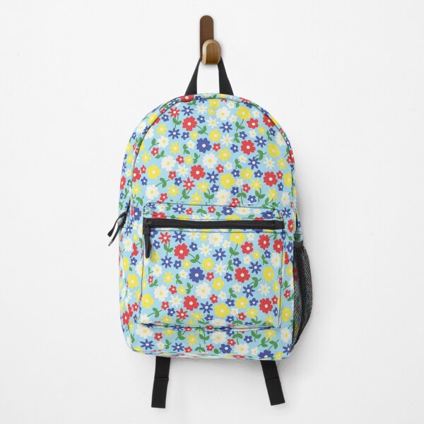 Item preview, MINI MICRO SCANDINAVIAN STYLE DITSY DAISY FLOWERS BLUE designed and sold by blomastudios.