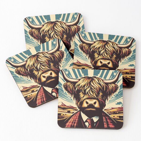 Item preview, Scottish Hairy Coo designed and sold by PickledjoArt.