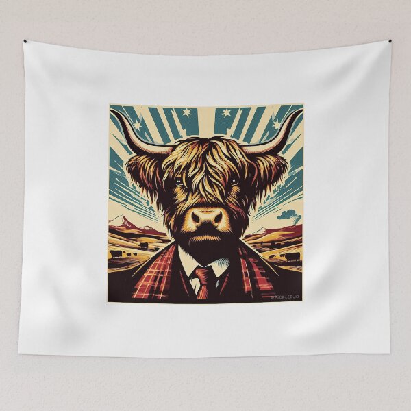 Item preview, Scottish Hairy Coo designed and sold by PickledjoArt.