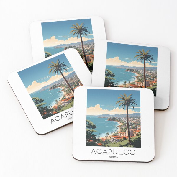 Item preview, A Vintage Travel Illustration of Acapulco - Mexico  designed and sold by GoodOldVintage.