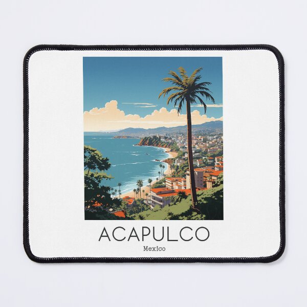 Item preview, A Vintage Travel Illustration of Acapulco - Mexico designed and sold by GoodOldVintage.