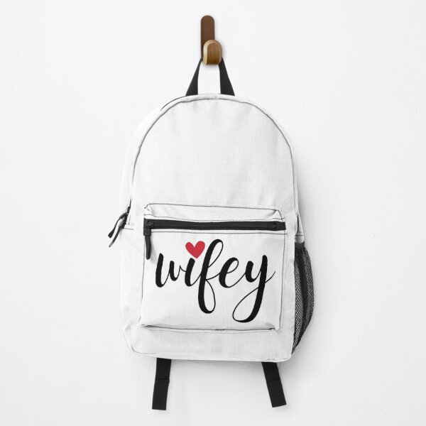 Item preview, Valentine's Day Just Married Wifey Modern Elegant simple Script designed and sold by TheVirtualSpace.
