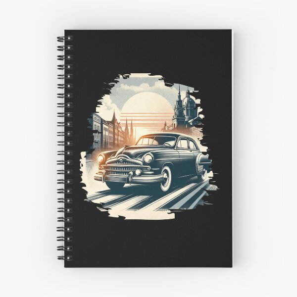 Item preview,  "Sunset Drive - Classic Car Elegance" designed and sold by ChromaticBlend.