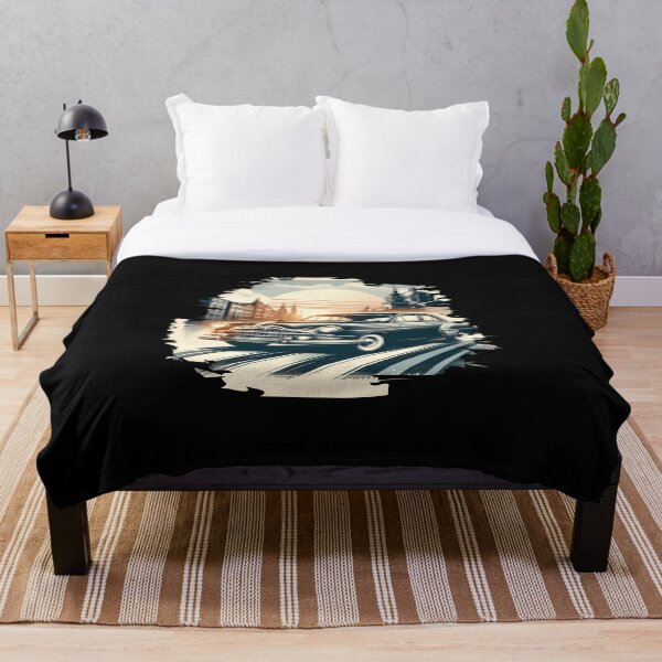 Item preview,  "Sunset Drive - Classic Car Elegance" designed and sold by ChromaticBlend.