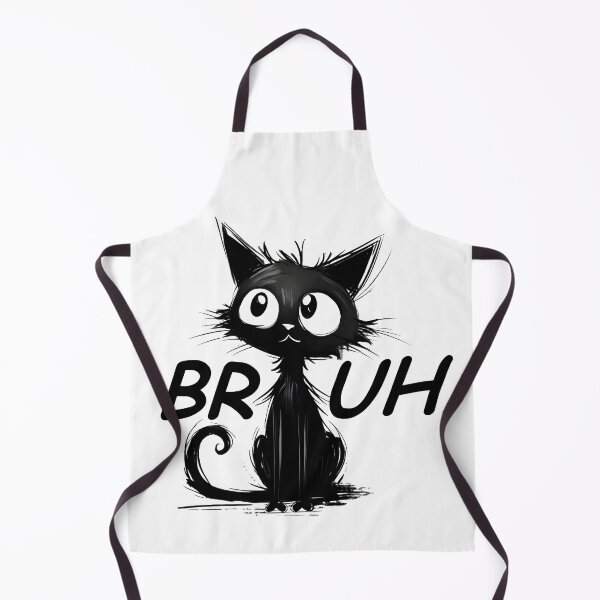 Item preview, Bruh Black Cat designed and sold by coolpixeltik.