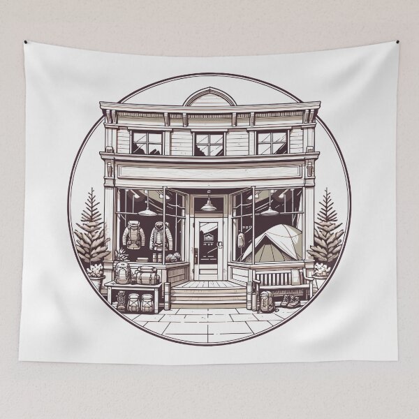 Item preview, Minimalist Basecamp: The Outdoor Gear Haven designed and sold by Granola Souls.