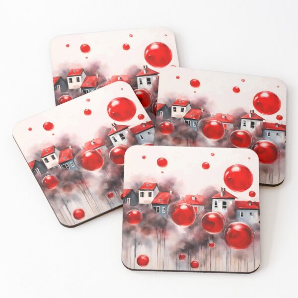 Item preview, Red bubble and houses comic book project designed and sold by janjacbu.