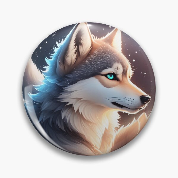 Item preview, wolf in starry background designed and sold by LauraGCastro.
