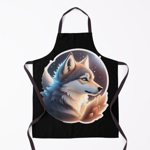 Item preview, wolf in starry background designed and sold by LauraGCastro.