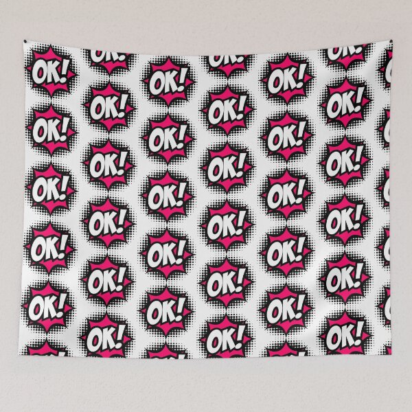 Item preview, OK! Comic Book Style designed and sold by Nadaillustrada.