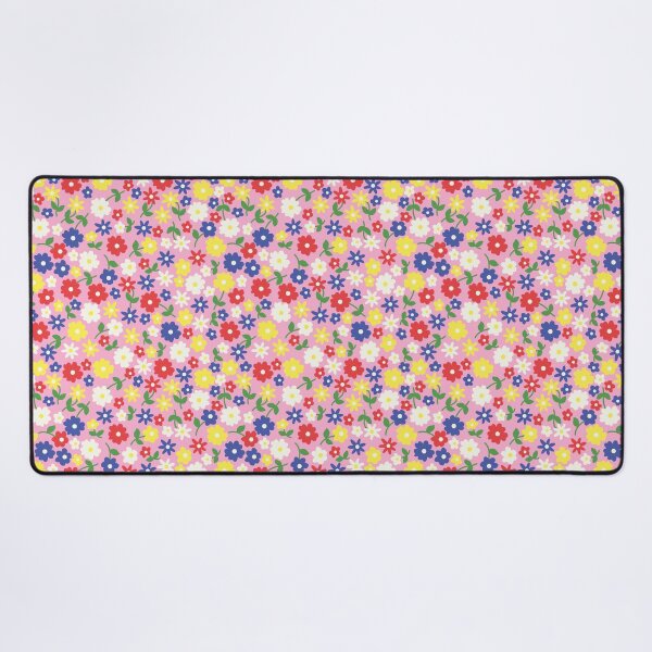 Item preview, MINI MICRO SCANDINAVIAN STYLE DITSY DAISY FLOWERS PINK designed and sold by blomastudios.