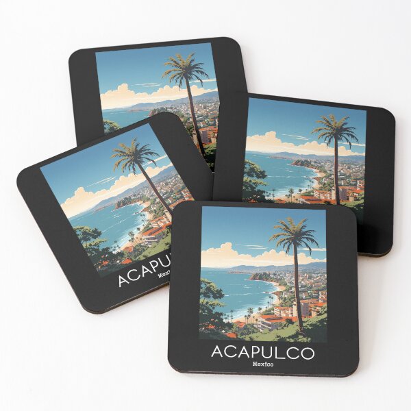 Item preview, A Vintage Travel Illustration of Acapulco - Mexico  designed and sold by GoodOldVintage.