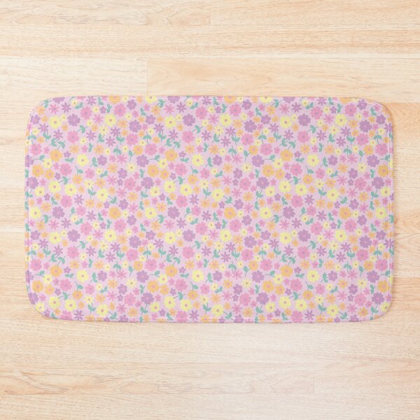 Item preview, MINI MICRO PRAIRIE STYLE DITSY DAISY FLOWERS PINK designed and sold by blomastudios.