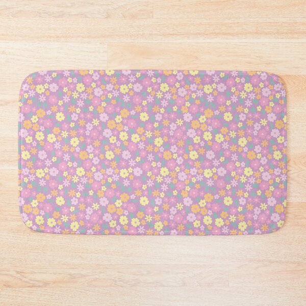 Item preview, MINI MICRO PRAIRIE STYLE DITSY DAISY FLOWERS PURPLE designed and sold by blomastudios.