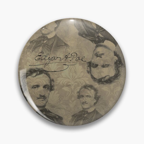 Item preview, Vintage Edgar Allan Poe Pattern designed and sold by ShopLizCreates.