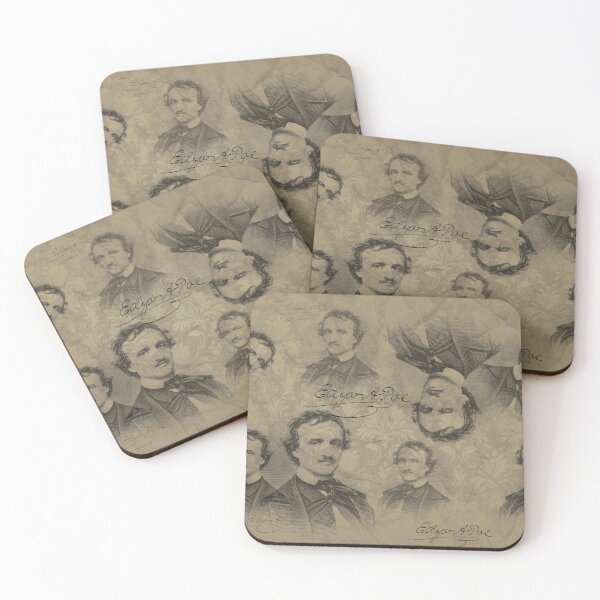 Item preview, Vintage Edgar Allan Poe Pattern designed and sold by ShopLizCreates.