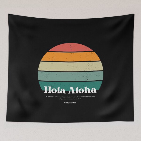Artikelvorschau, Hola Aloha Retro entworfen und verkauft von Whatdoesmilosee.