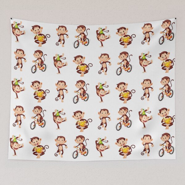 Item preview, Sticker Pack of funny monkeys - Decals - Stickers designed and sold by MoshisooPrint.