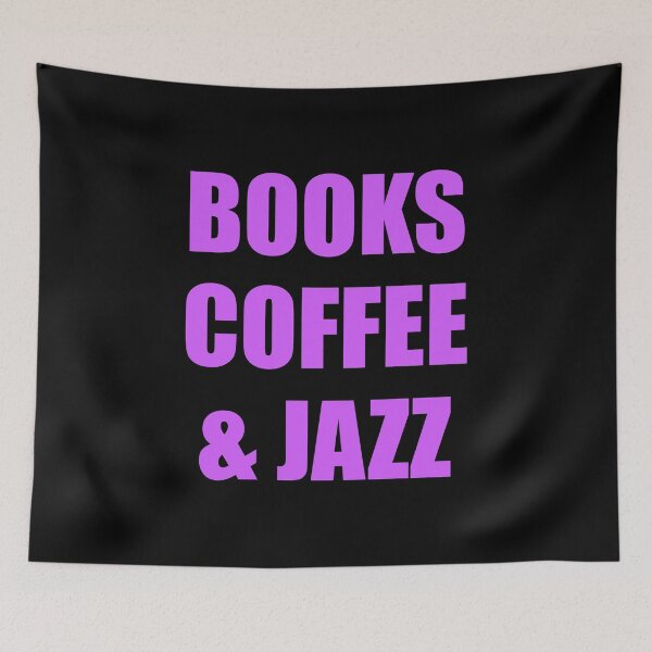 Item preview, Books coffee and Jazz  designed and sold by Inspirationmotivation.