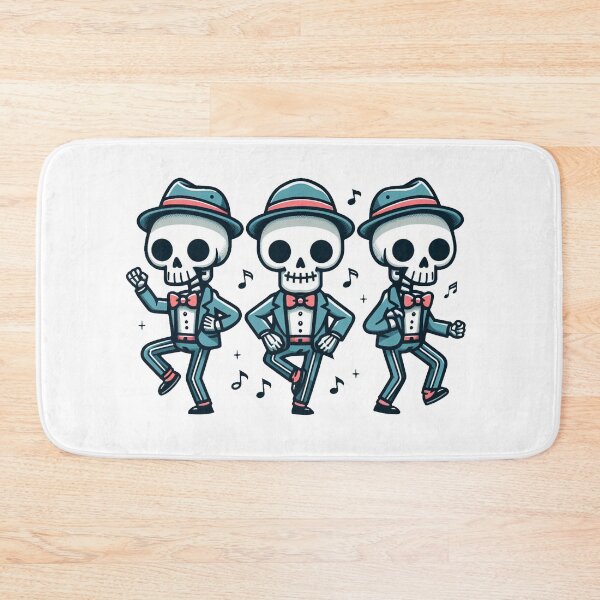 Item preview, Cute Preppy Skeletons Dancing  designed and sold by revsdesign.