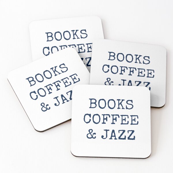 Item preview, Books coffee and Jazz designed and sold by Inspirationmotivation.
