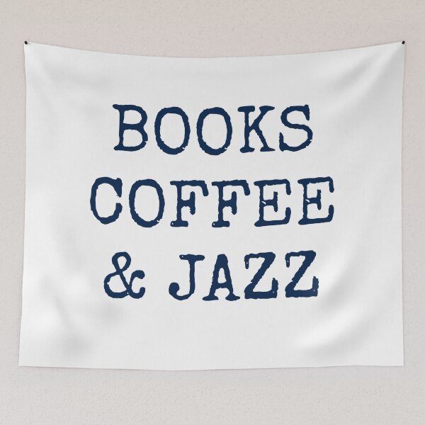 Item preview, Books coffee and Jazz designed and sold by Inspirationmotivation.