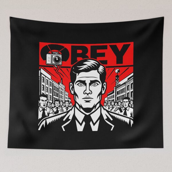 Item preview, Obey Future designed and sold by ArtFactoryAI.