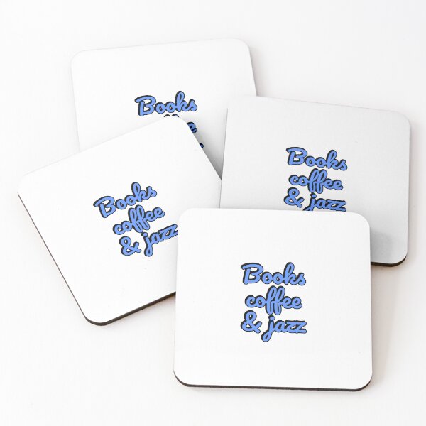 Item preview, Books Coffee and Jazz  designed and sold by Inspirationmotivation.