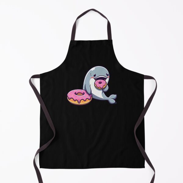 Item preview, little baluga whale eating donuts designed and sold by V-Tee.